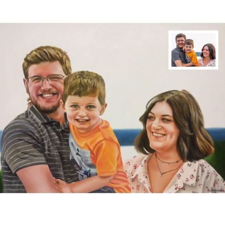 A Family Portrait as Christmas Gift