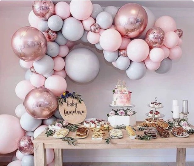 cool decor and food idea for baby shower