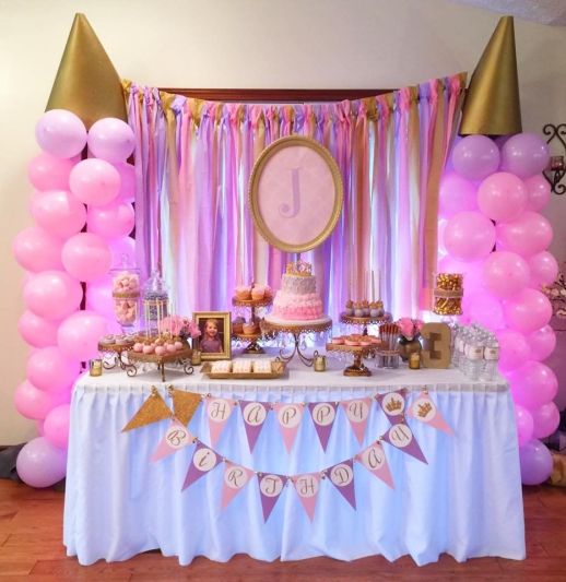 Pink Princess Birthday Party
