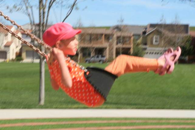 Blurred picture with moving subjects