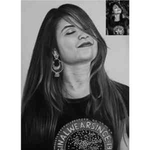 Handmade Charcoal Portrait