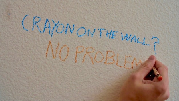 How to Remove Crayon from the Wall