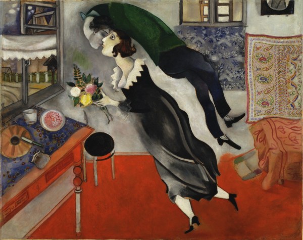 The Birthday by Marc Chagall 