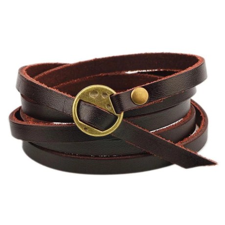 A Plain Leather Bracelet