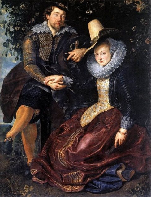 The Honeysuckle Bower by Peter Paul Rubens (Romantic Paintings)