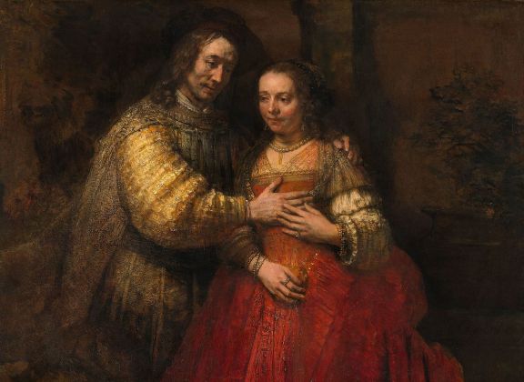The Jewish Bride by Rembrandt (Romantic Paintings)