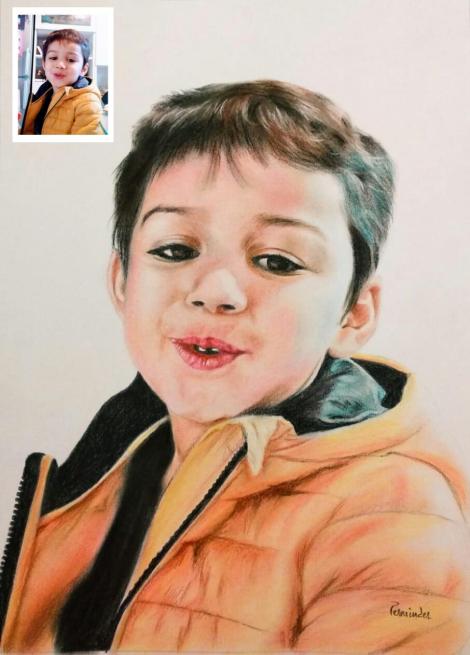 Color Pencil Drawing From Photo