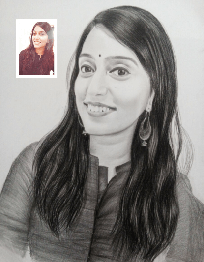 Pencil Sketch from Photo