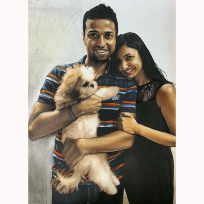 Mixed Media Pet Portrait